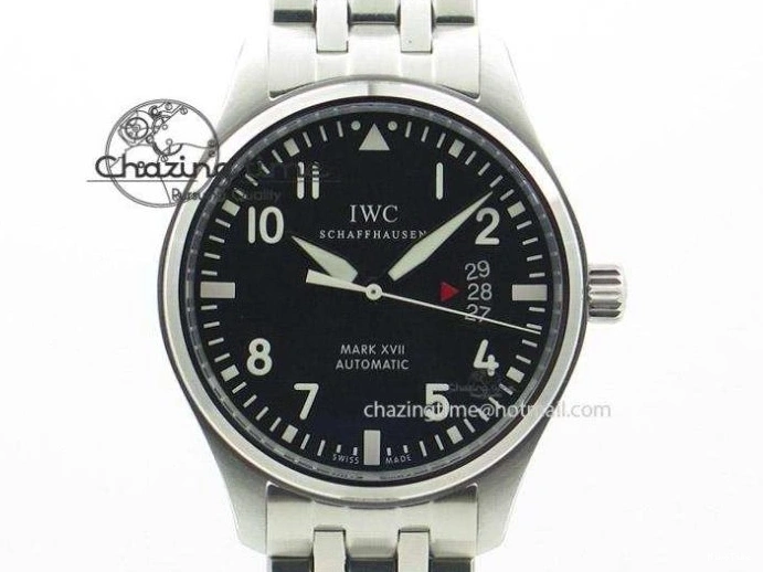 MIROTIME 0824 Stretchable Pilot Chrono 2016 IW377719 ZF 1:1 Best Edition Gray Dial on SS Bracelet A 7135